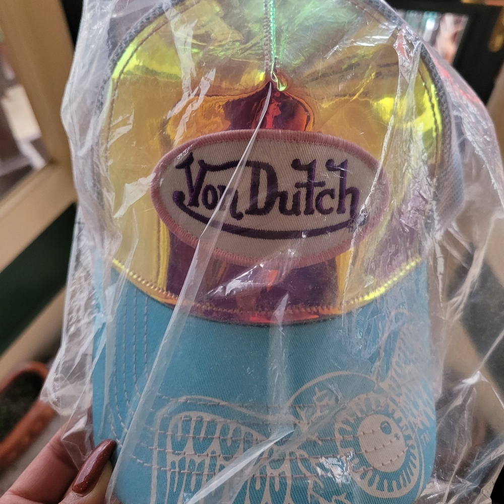 Von Dutch Trucker Holographic Hat BRAND NEW